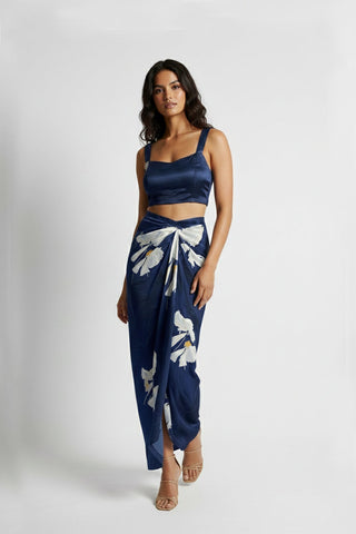 Twilight Floral Knot Co-ord