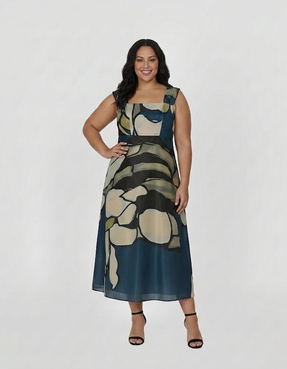 Midnight Floral Dress