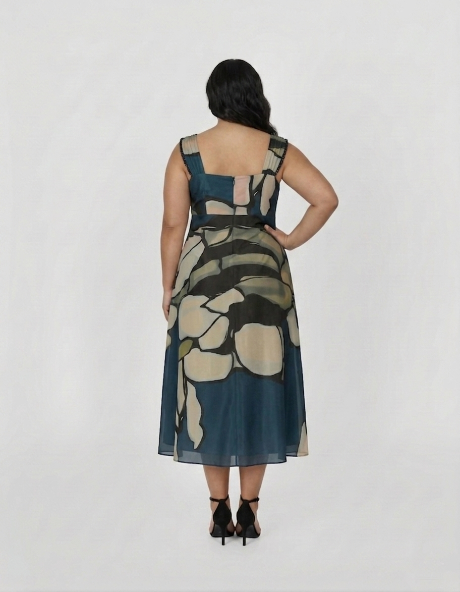 Midnight Floral Dress