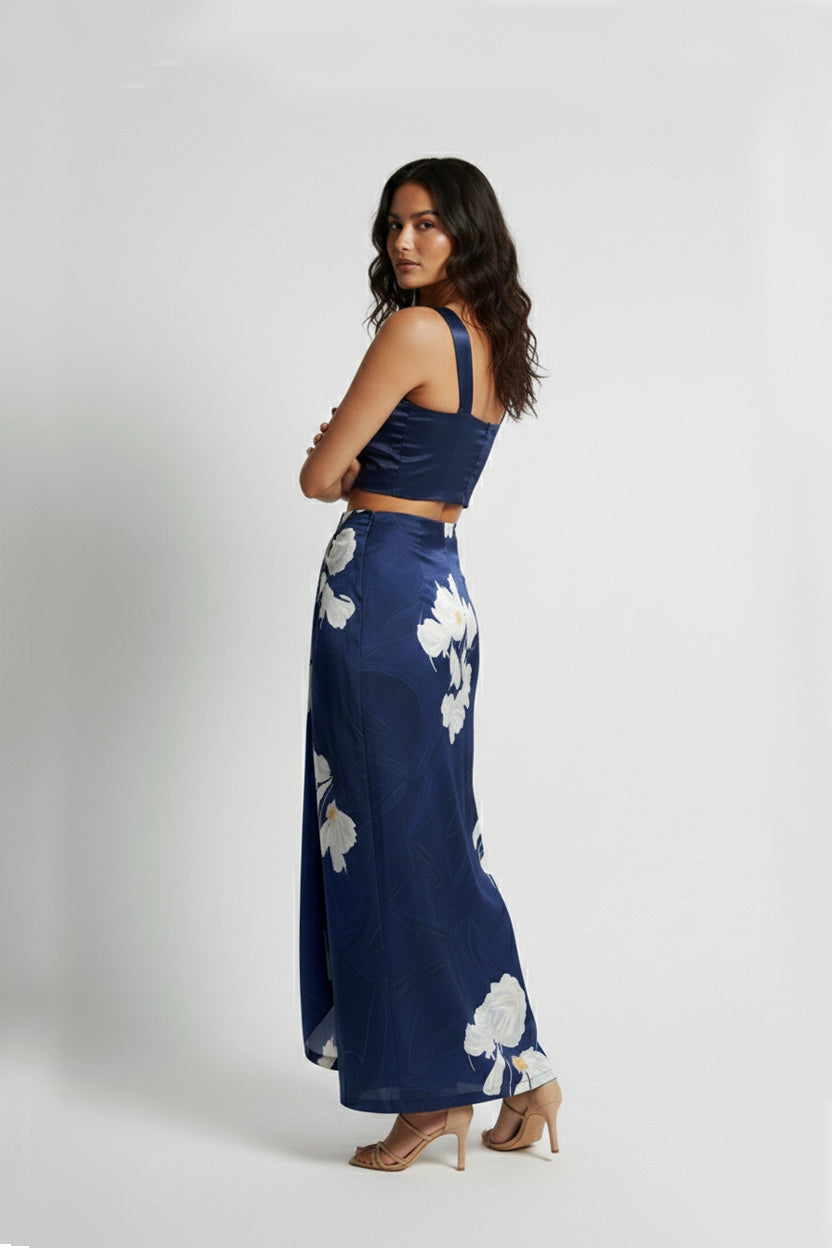Twilight Floral Knot Co-ord