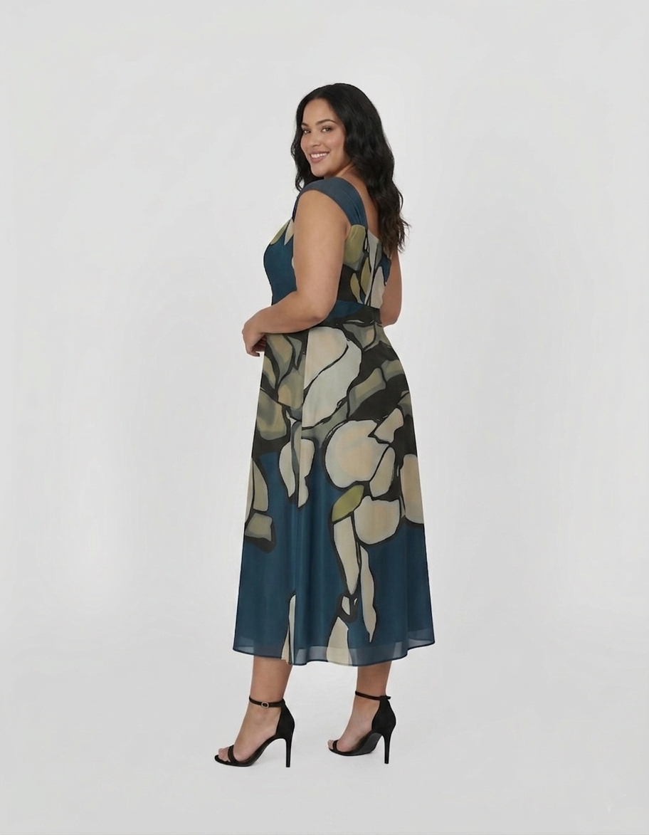 Midnight Floral Dress