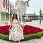 Floral Drift Midi Dress