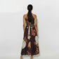 Autumn Aura Tie-Waist Dress