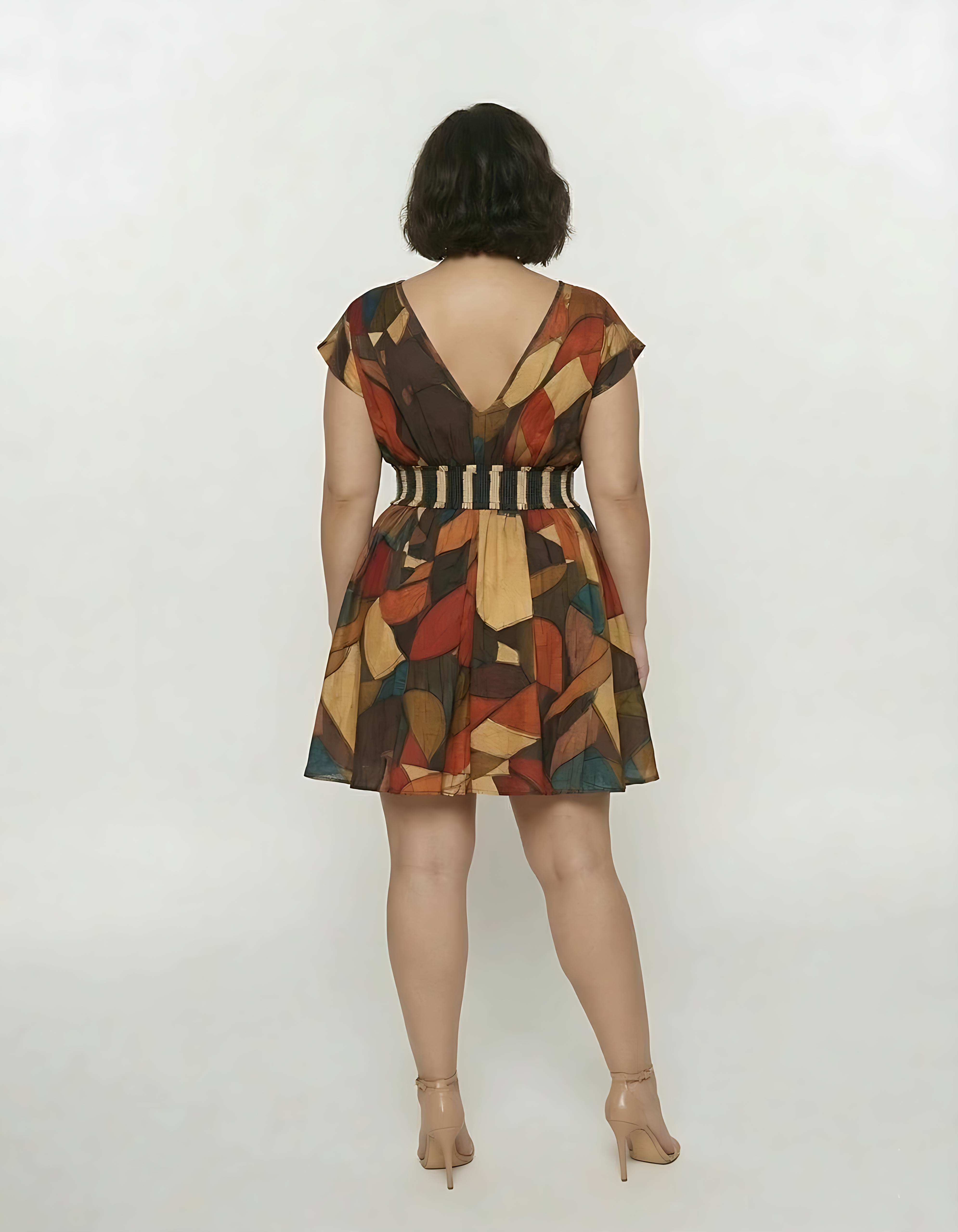 Rustic Mirage Chinon Dress