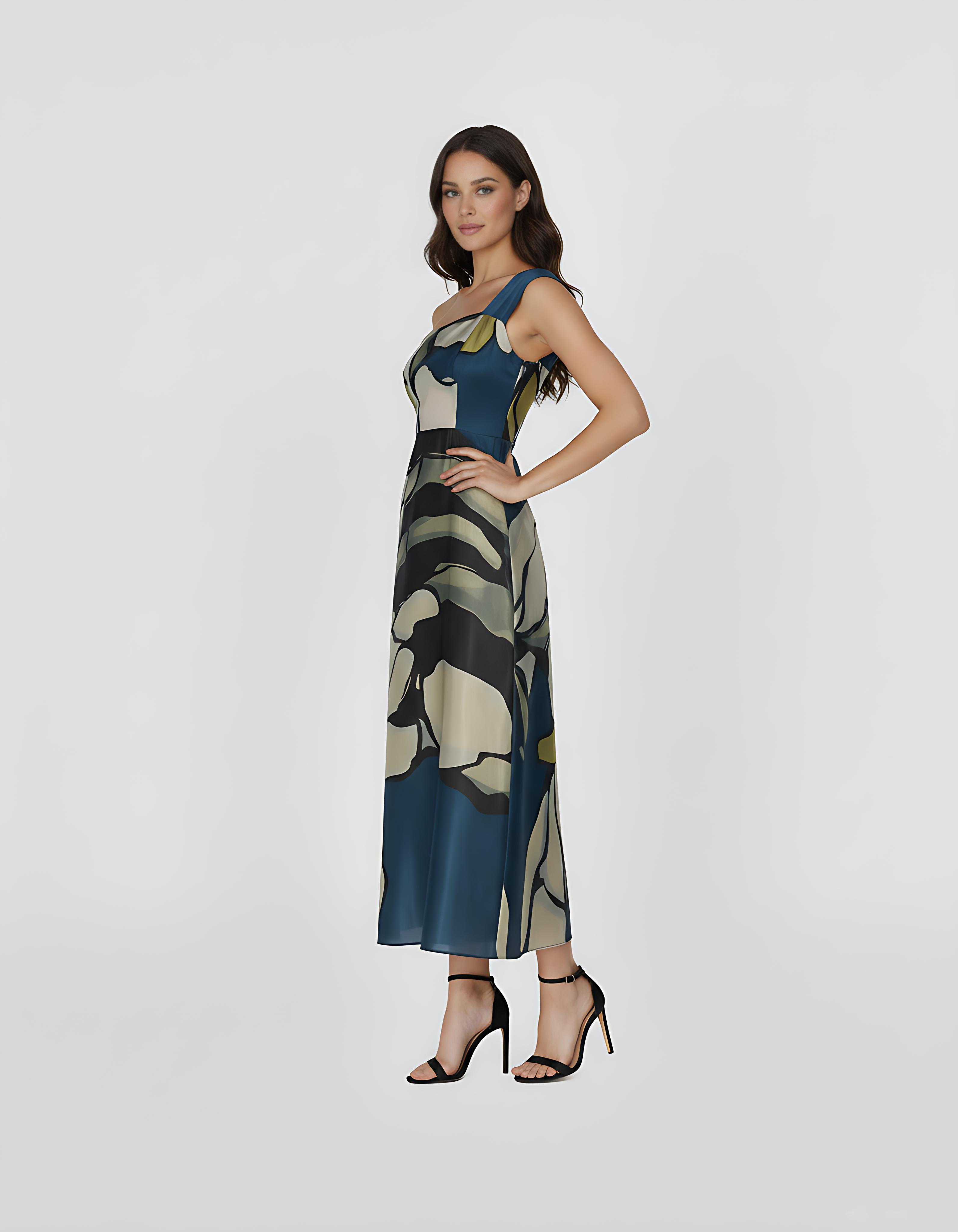 Midnight Floral Dress