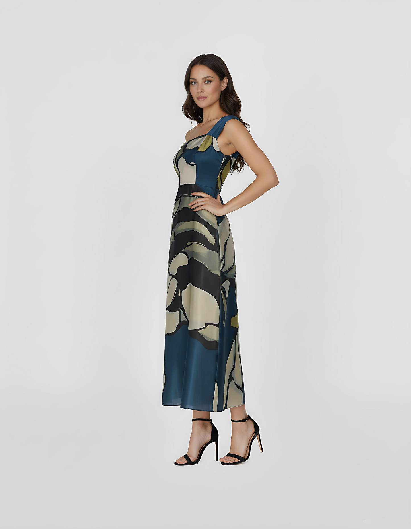 Midnight Floral Dress