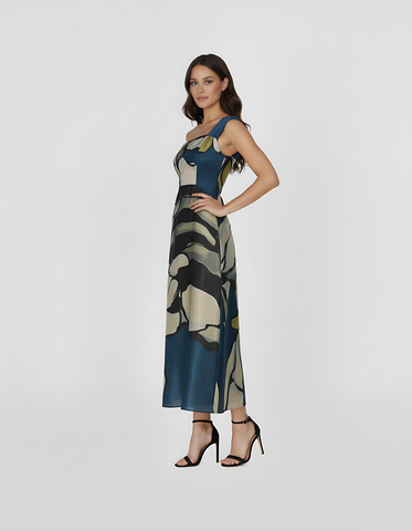 Midnight Floral Dress