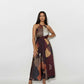 Autumn Aura Tie-Waist Dress