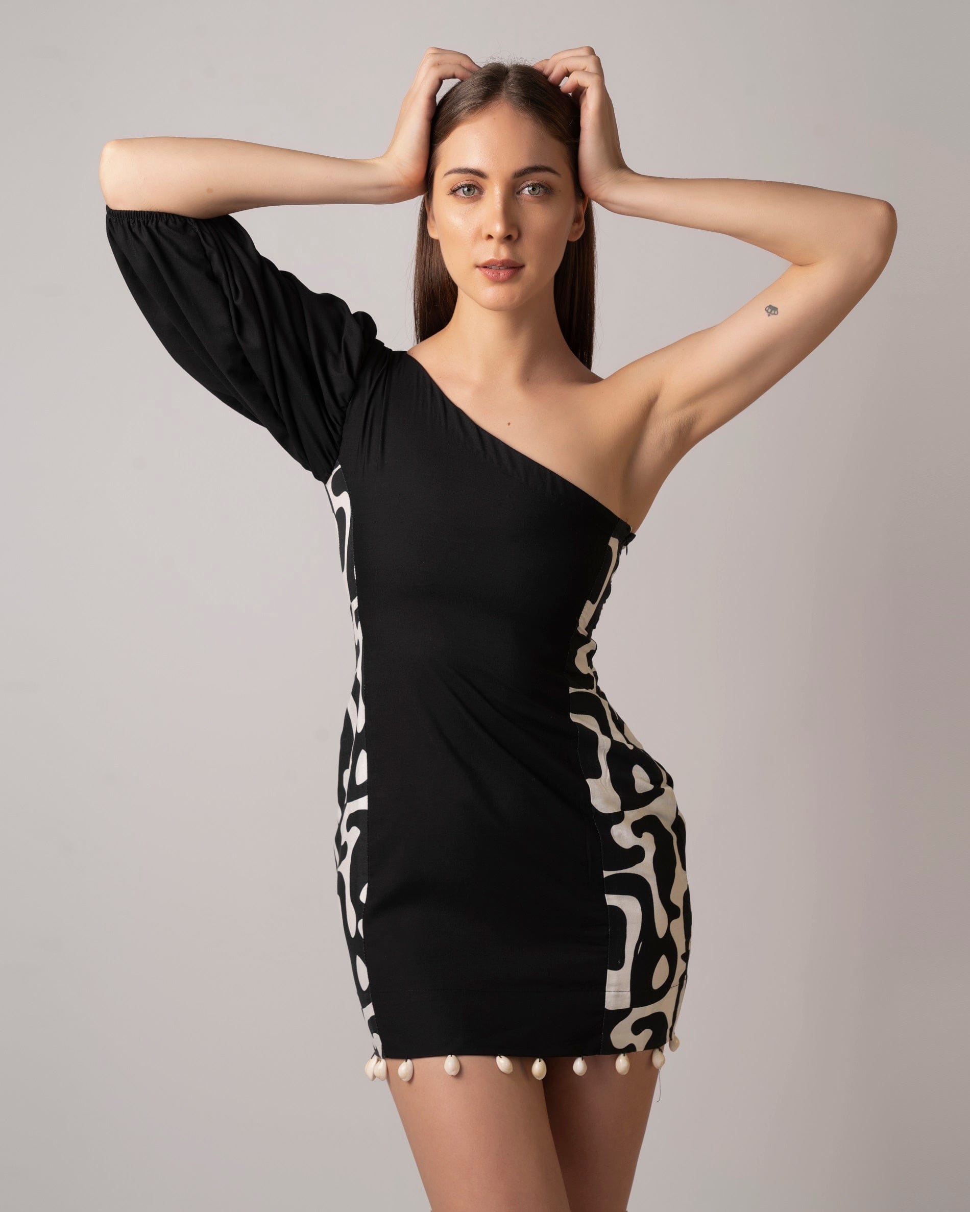 Black Boho Vacation Dress