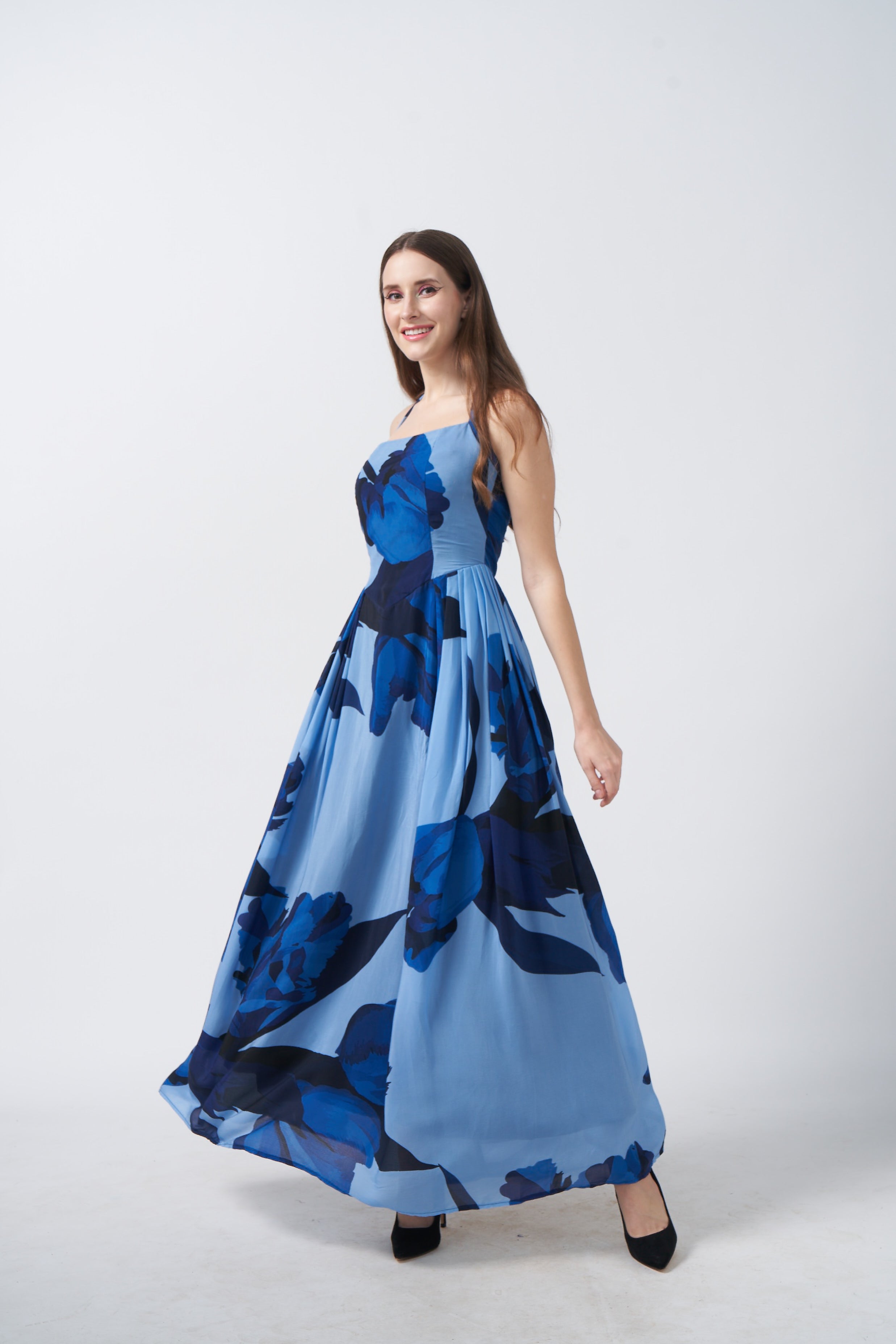 Ocean Breeze Floral Dress