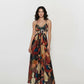 Bohemian Mosaic Maxi Dress