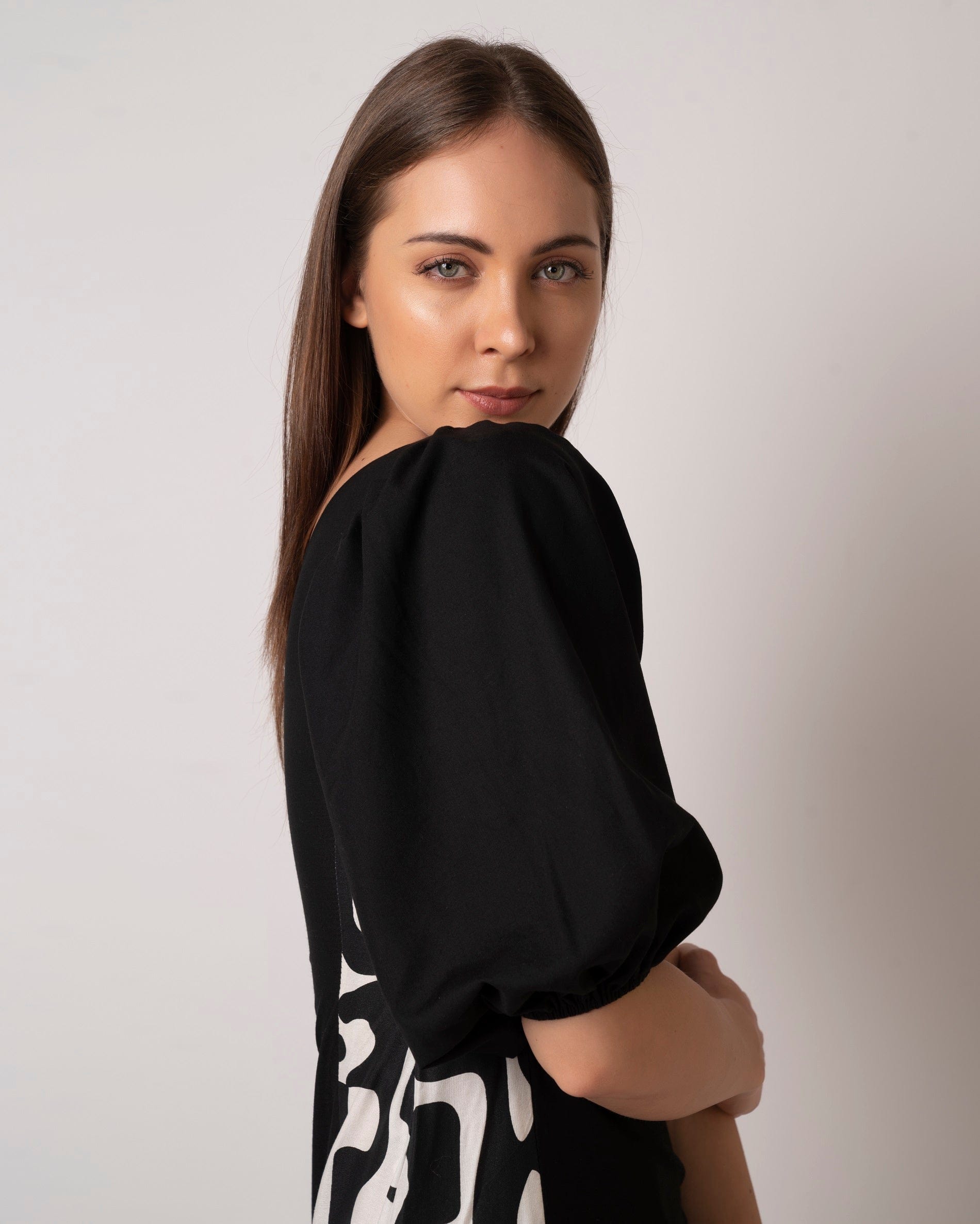 Black Boho Vacation Dress