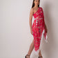 One Shoulder Kaftan Dress