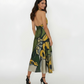 Verdant Bloom Halter Dress