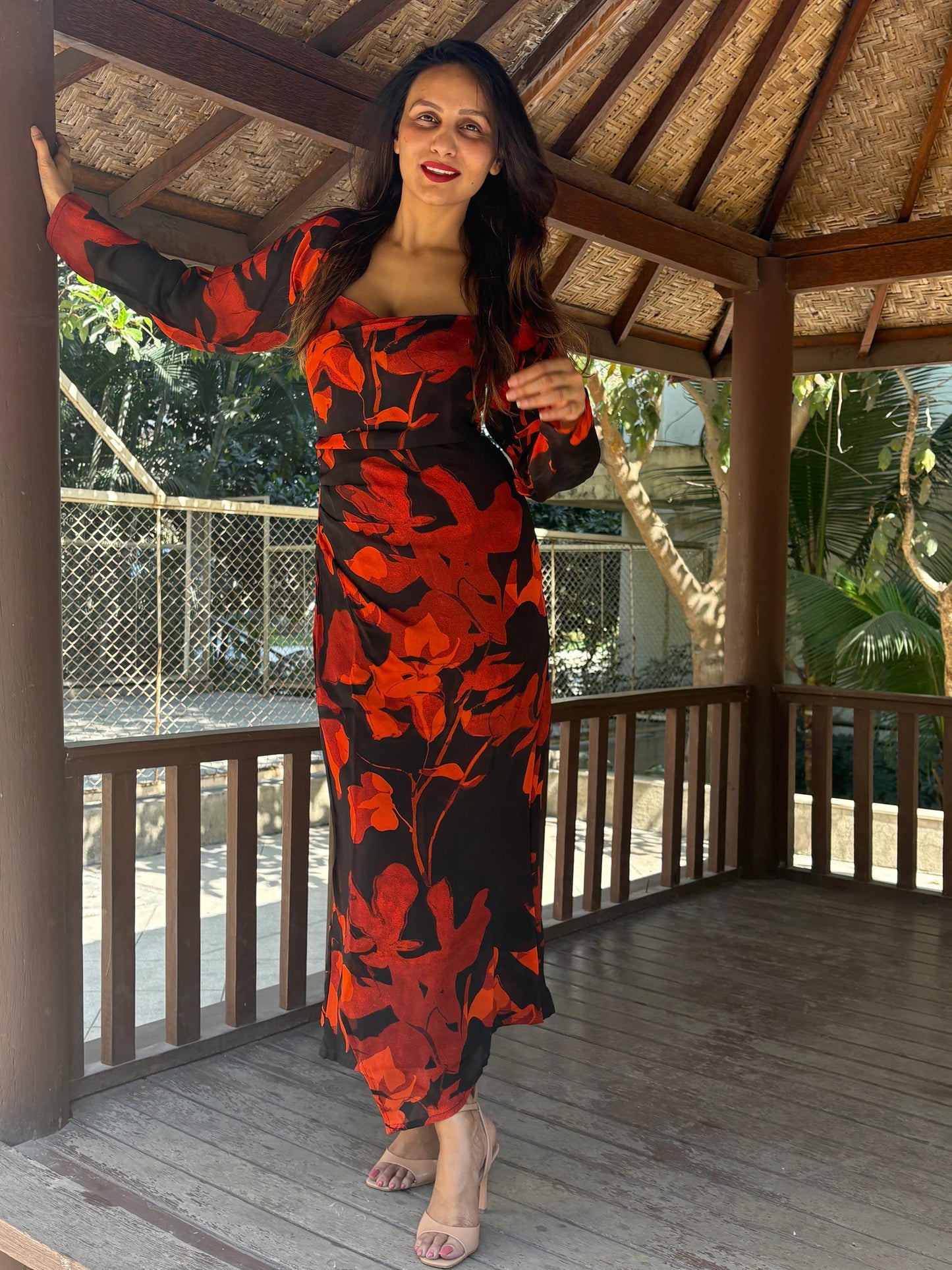 Scarlet Petal Elegance