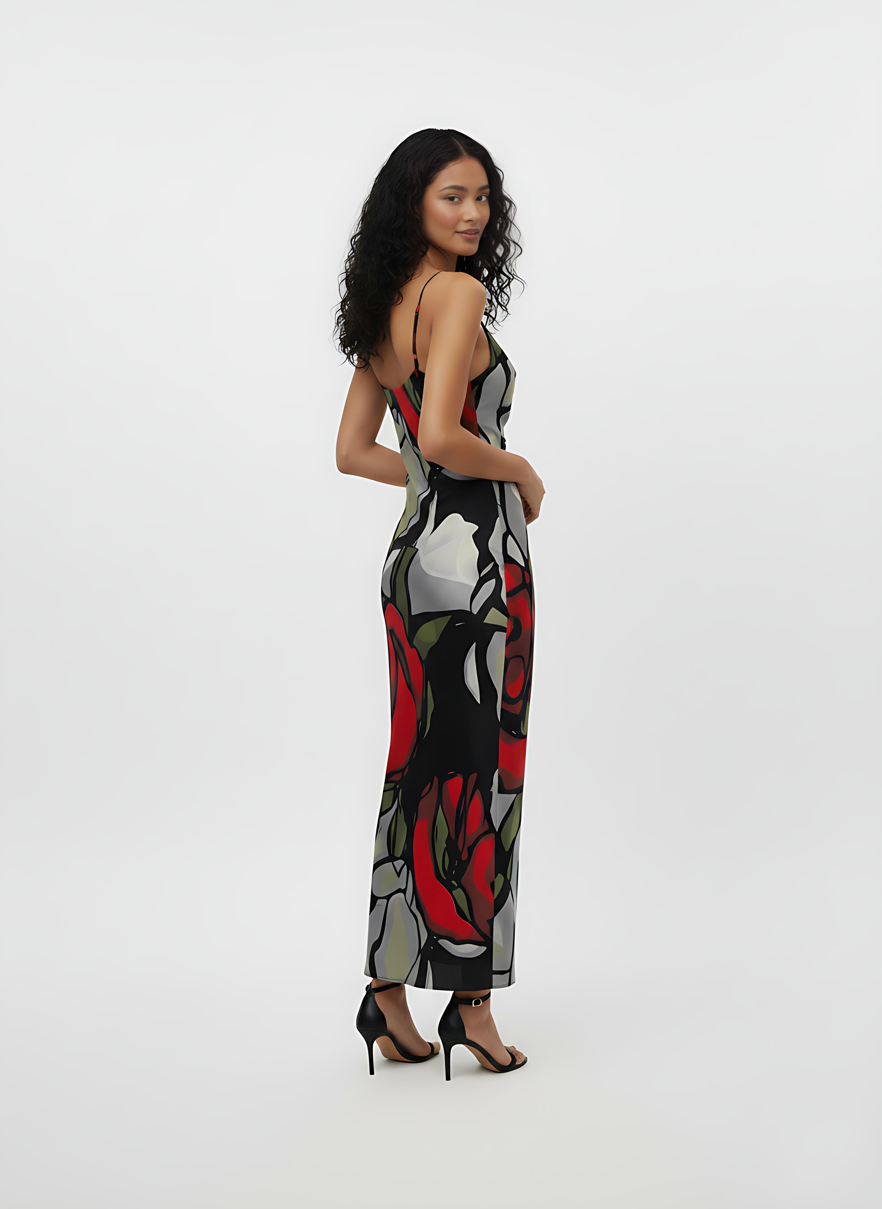 Scarlet Bloom Dress