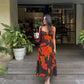 Radiant Terra Crepe Dress