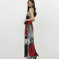 Crimson Bloom Dress