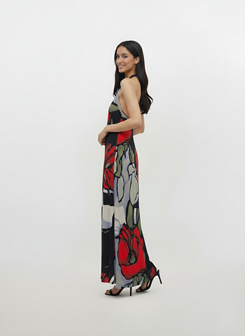 Crimson Bloom Dress