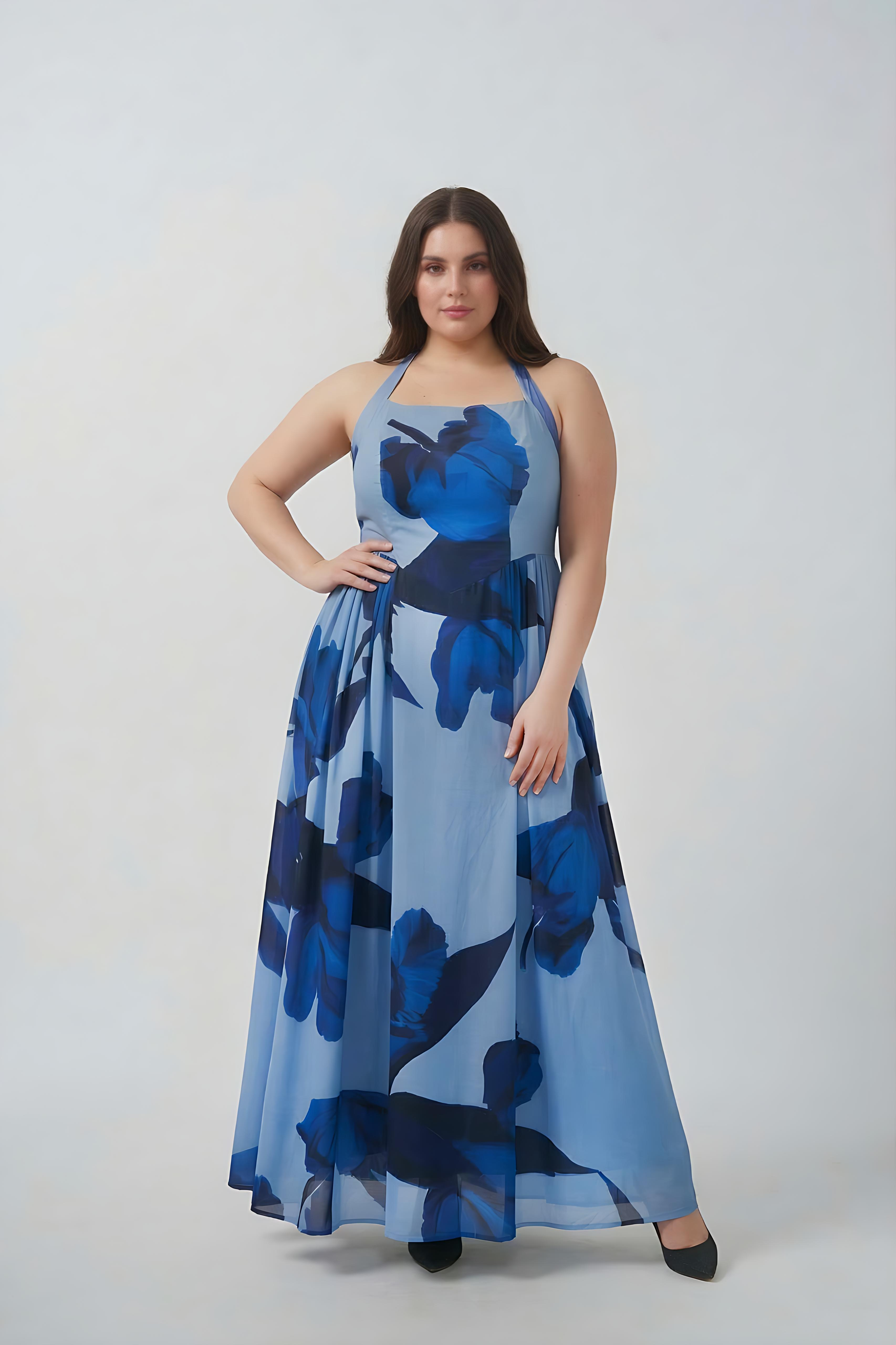 Ocean Breeze Floral Dress