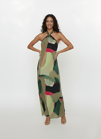 Abstract Grace Maxi Dress