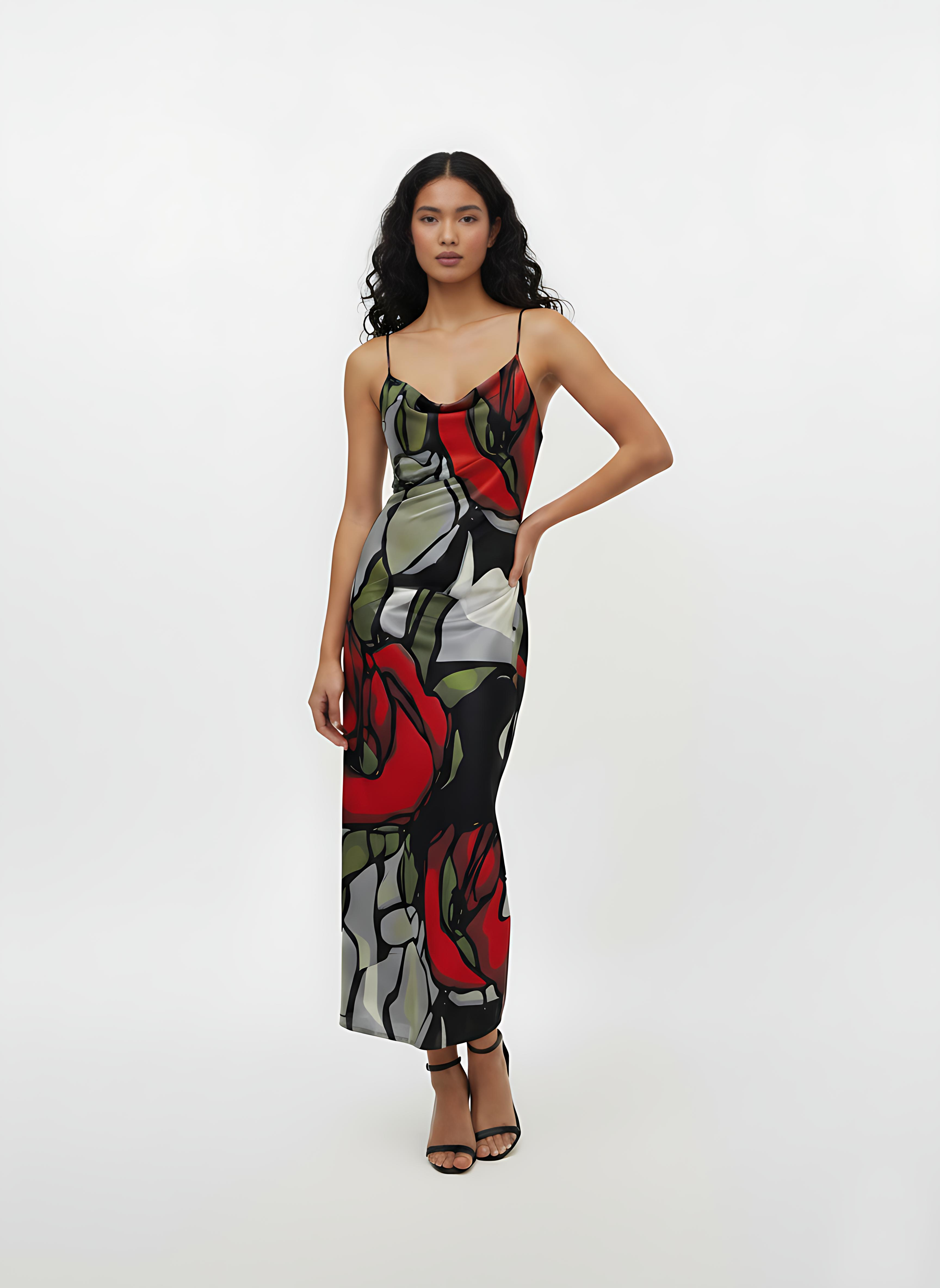Scarlet Bloom Dress