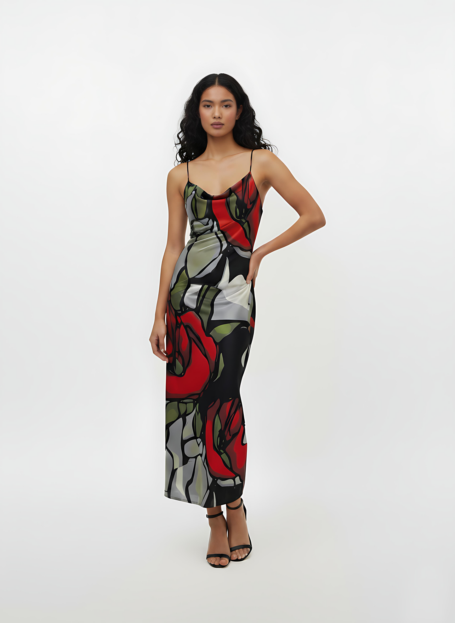 Scarlet Bloom Dress