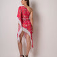 One Shoulder Kaftan Dress