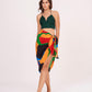 Lightweight two-piece beach set with a breezy silhouette and waist knot detail, ideal for tropical vacations and resort wear.