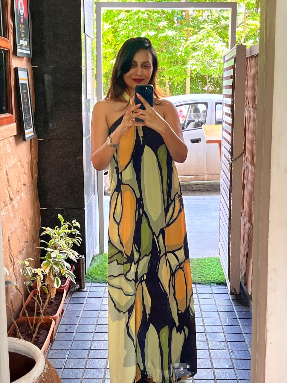 Olive Dawn Maxi Dress