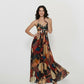 Bohemian Mosaic Maxi Dress