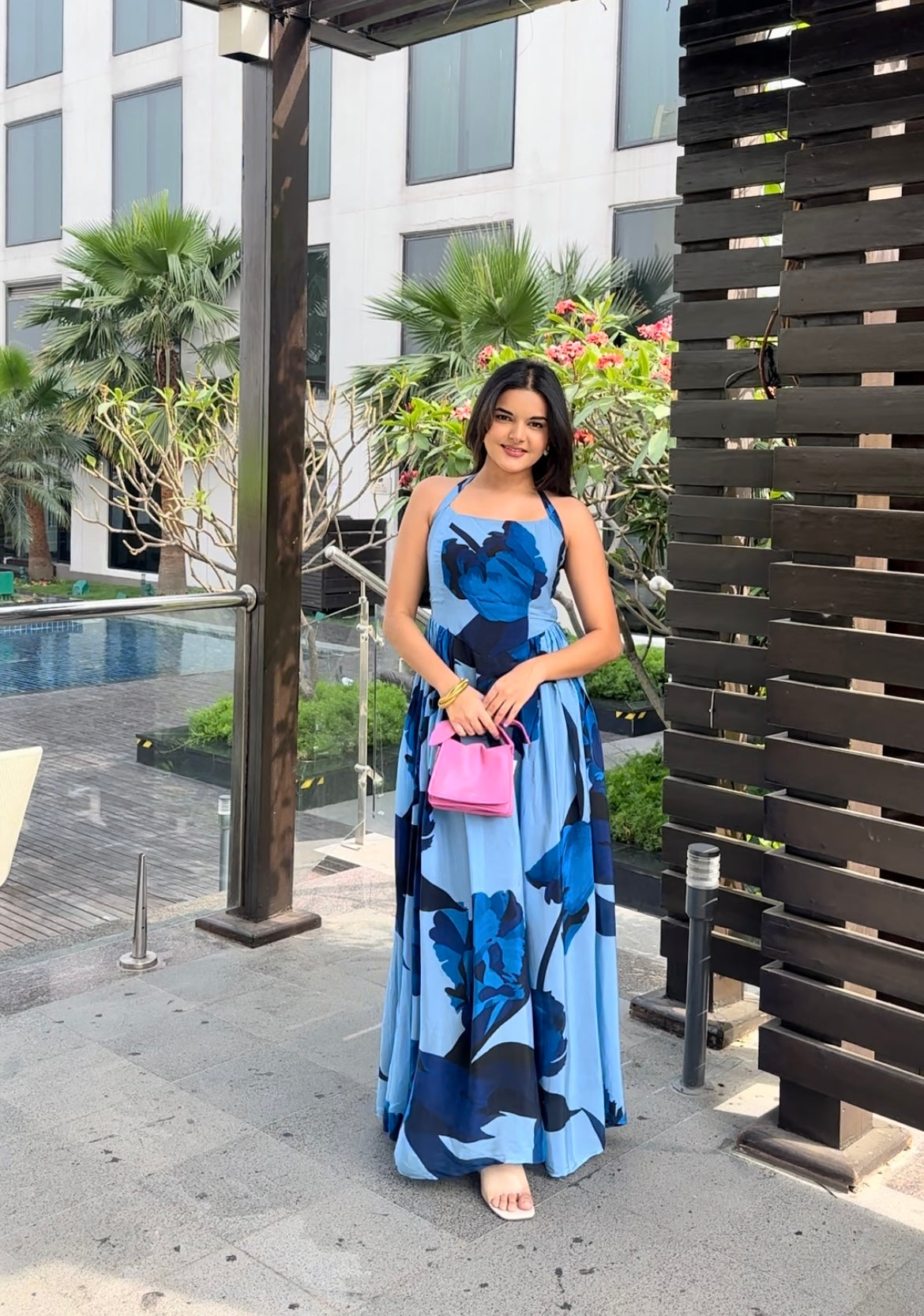 Ocean Breeze Floral Dress