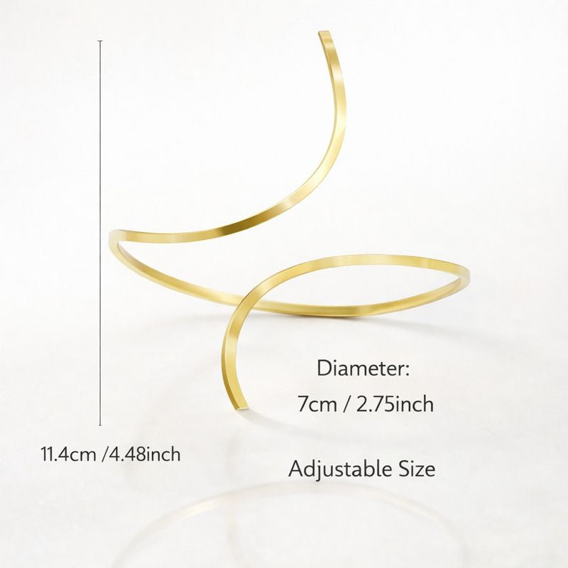 Sculpted Open Anklet