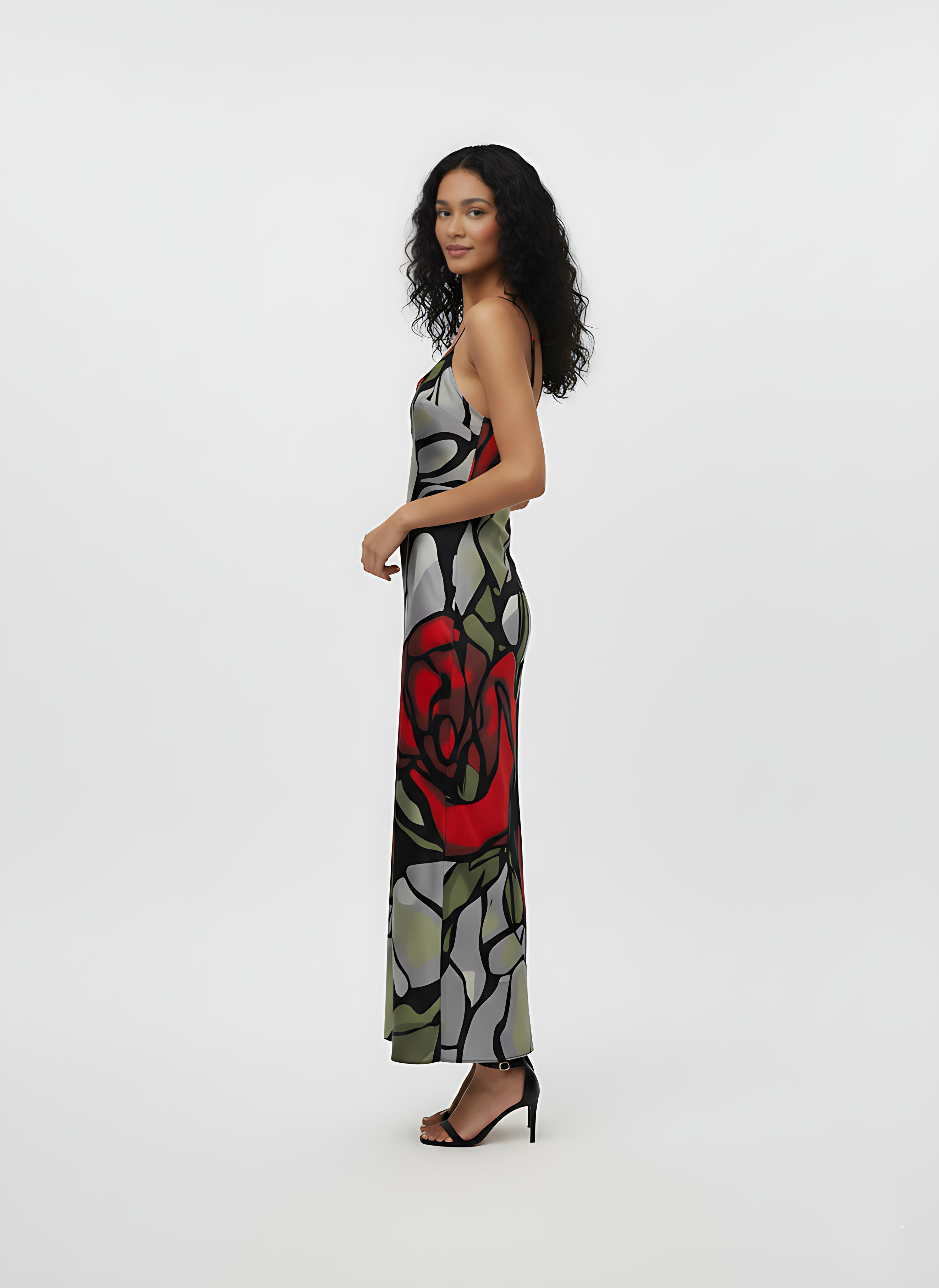 Scarlet Bloom Dress