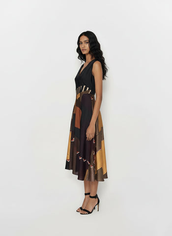 Noir Mosaic Dress