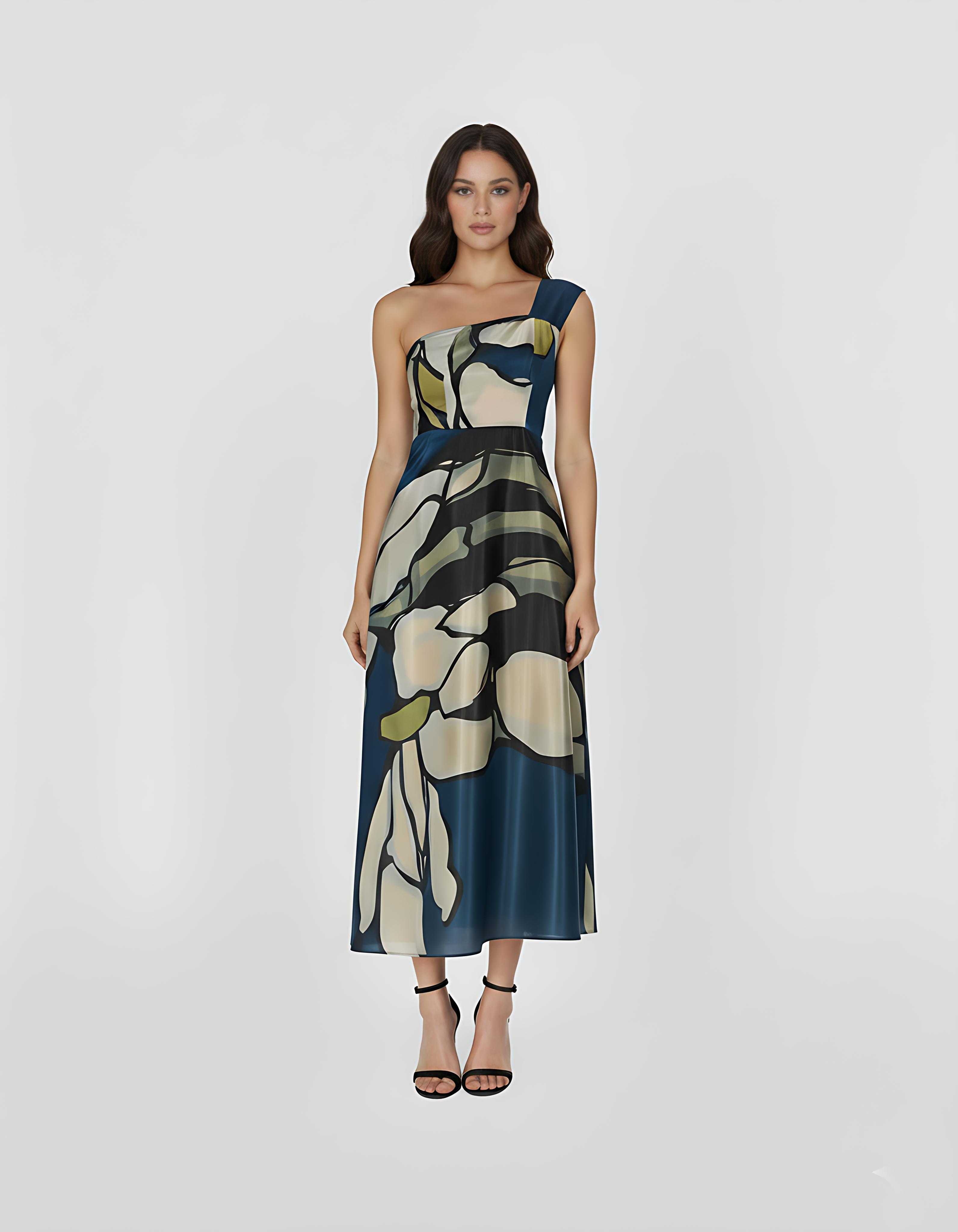 Midnight Floral Dress