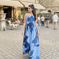 Ocean Breeze Floral Dress
