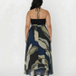 Plus size crepe dress with a lightweight, non-clingy silhouette that drapes smoothly over curves with ease