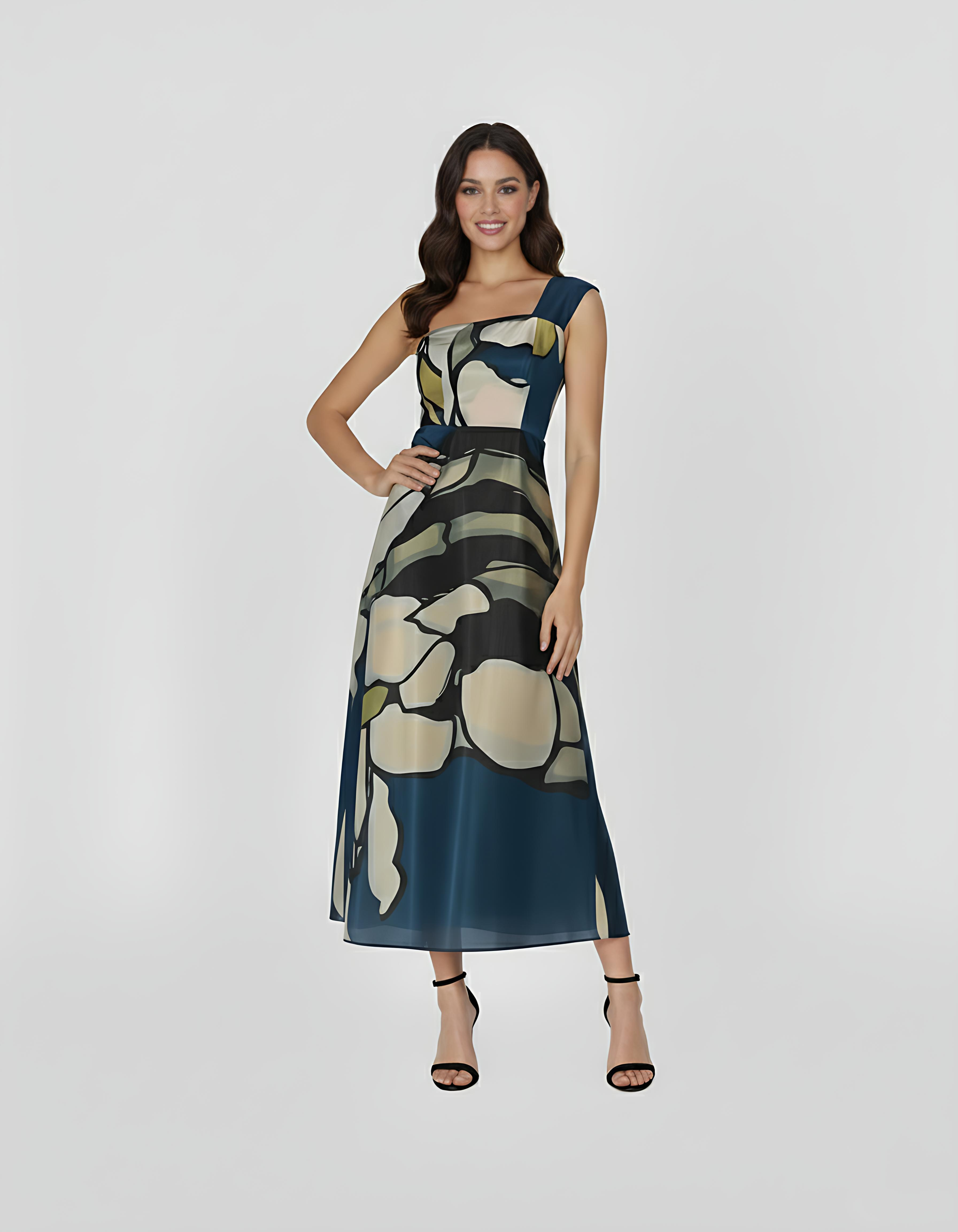 Midnight Floral Dress