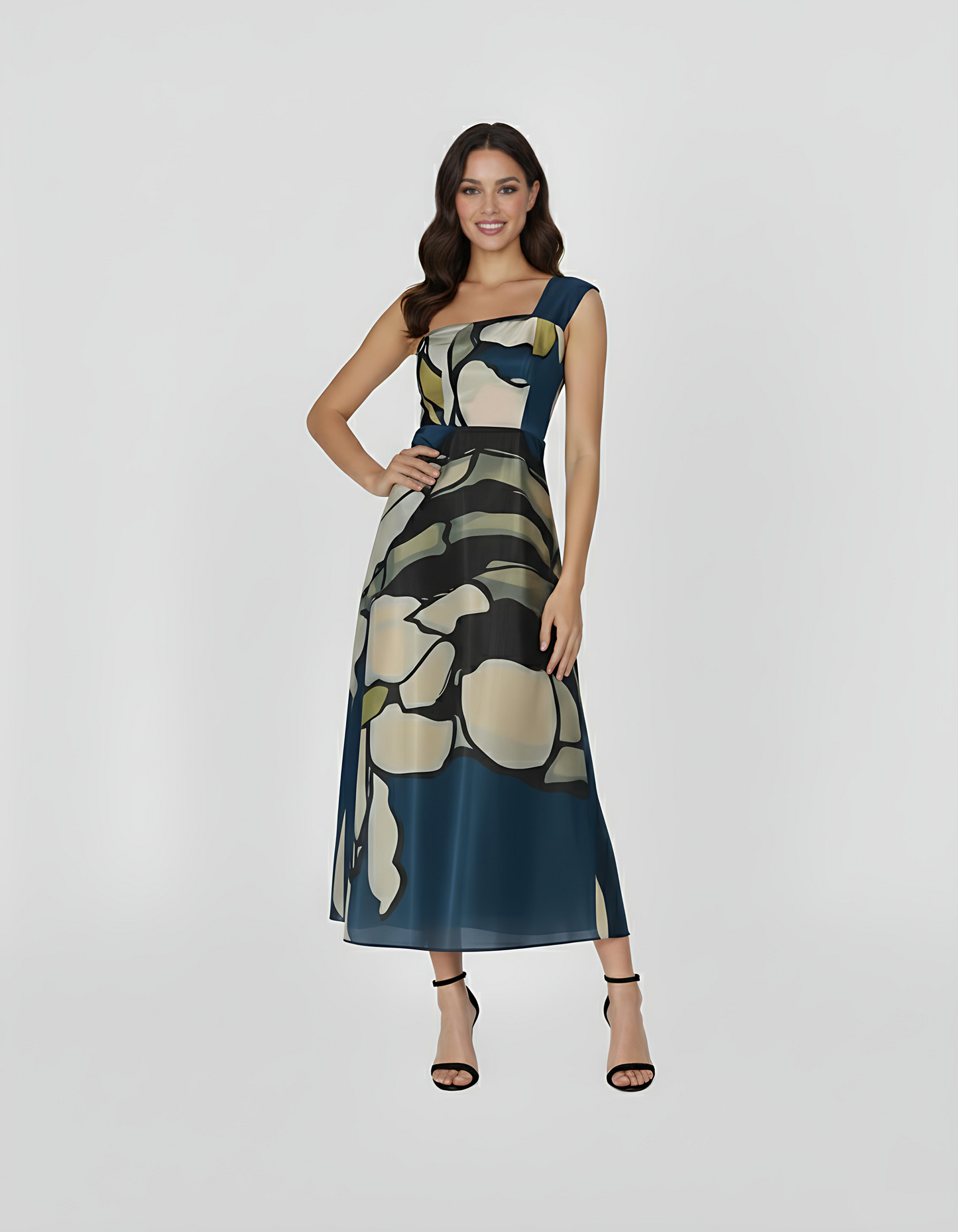 Midnight Floral Dress