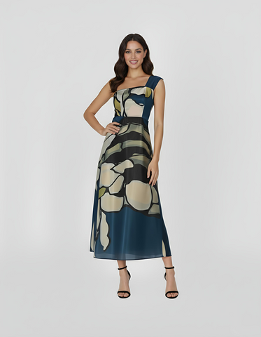 Midnight Floral Dress