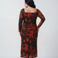 Plus size chinon dress with a smooth, non-clingy drape that falls gracefully over curves with ease and comfort