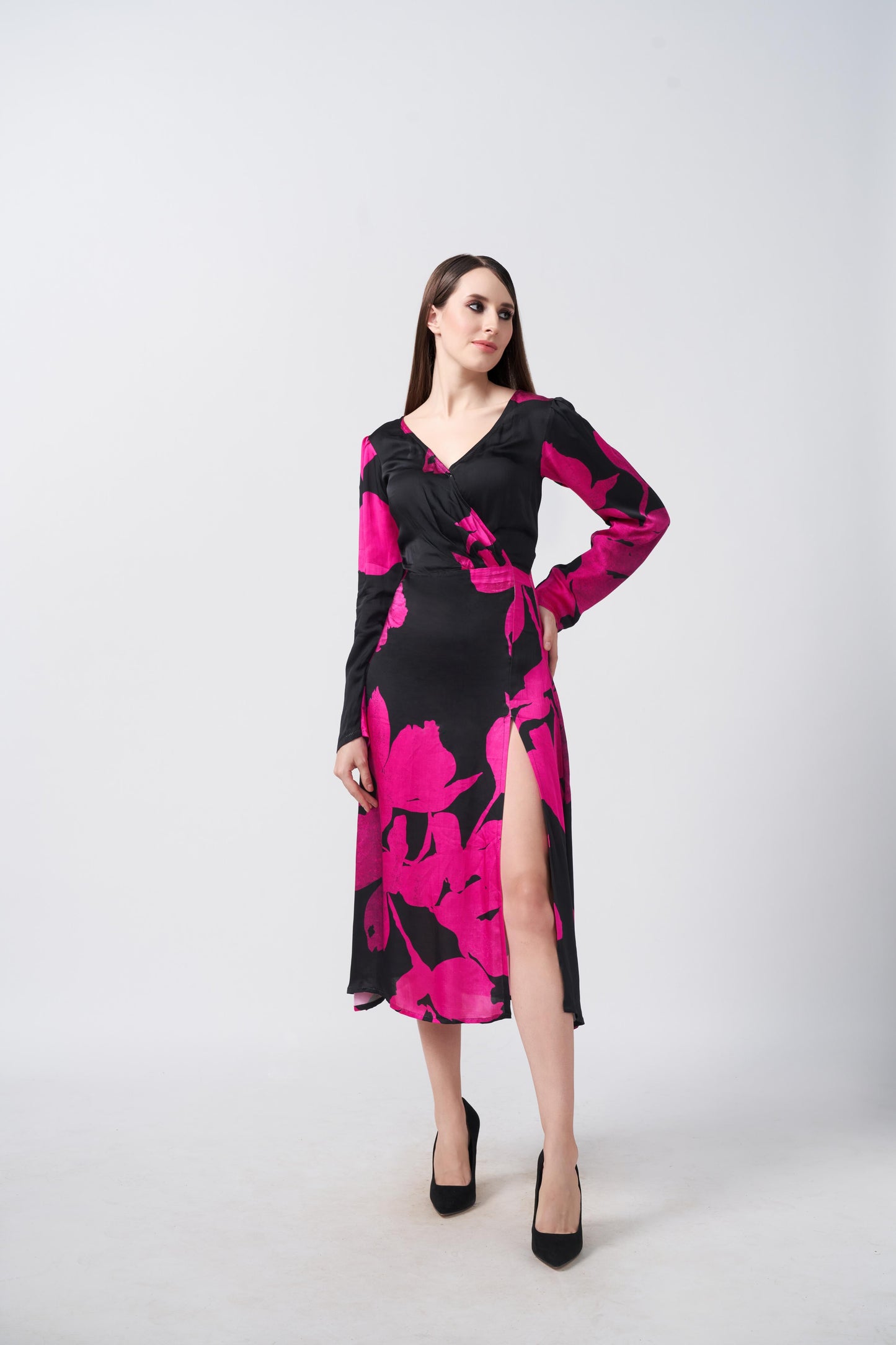 Floral Finesse Petal Dress