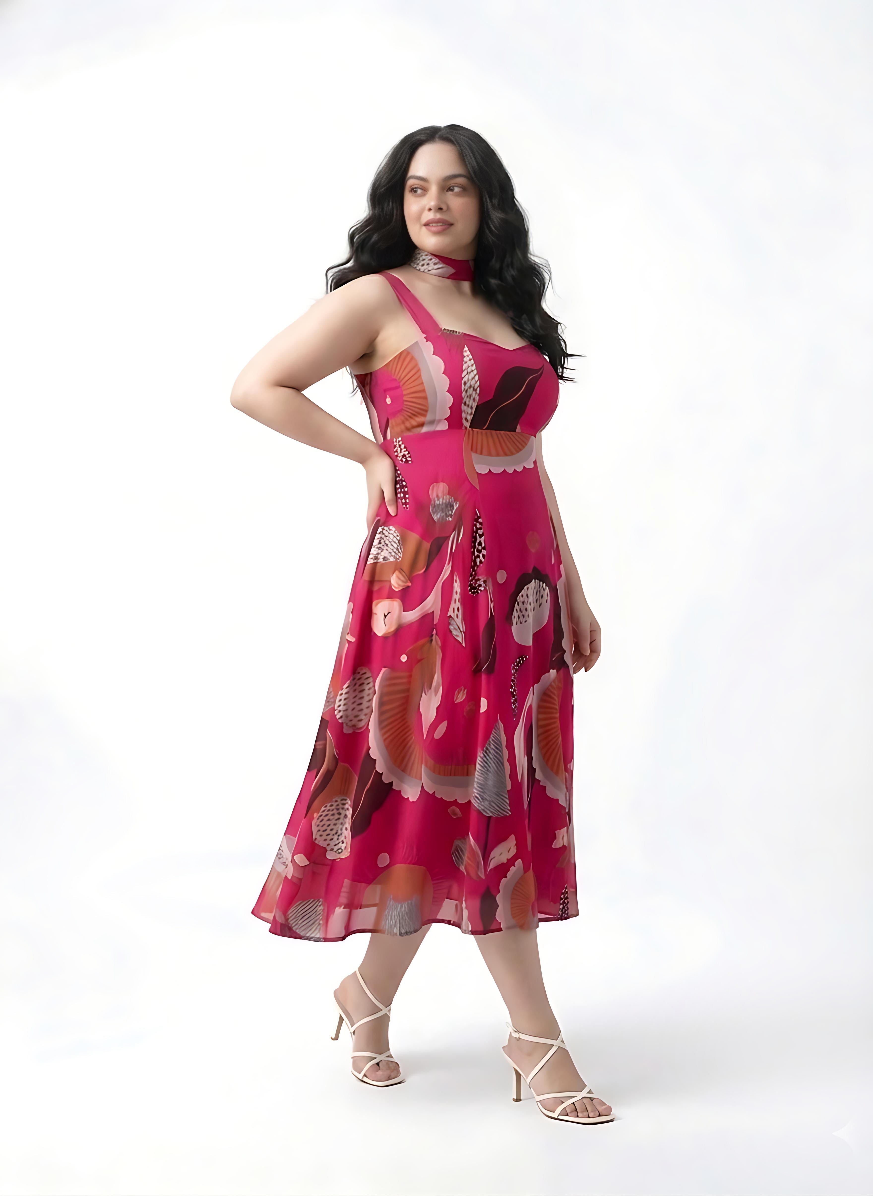Flora Flair Statement Dress