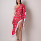 One Shoulder Kaftan Dress
