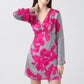 Silk Serenity Floral Dress