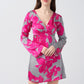 Silk Serenity Floral Dress