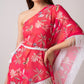 One Shoulder Kaftan Dress