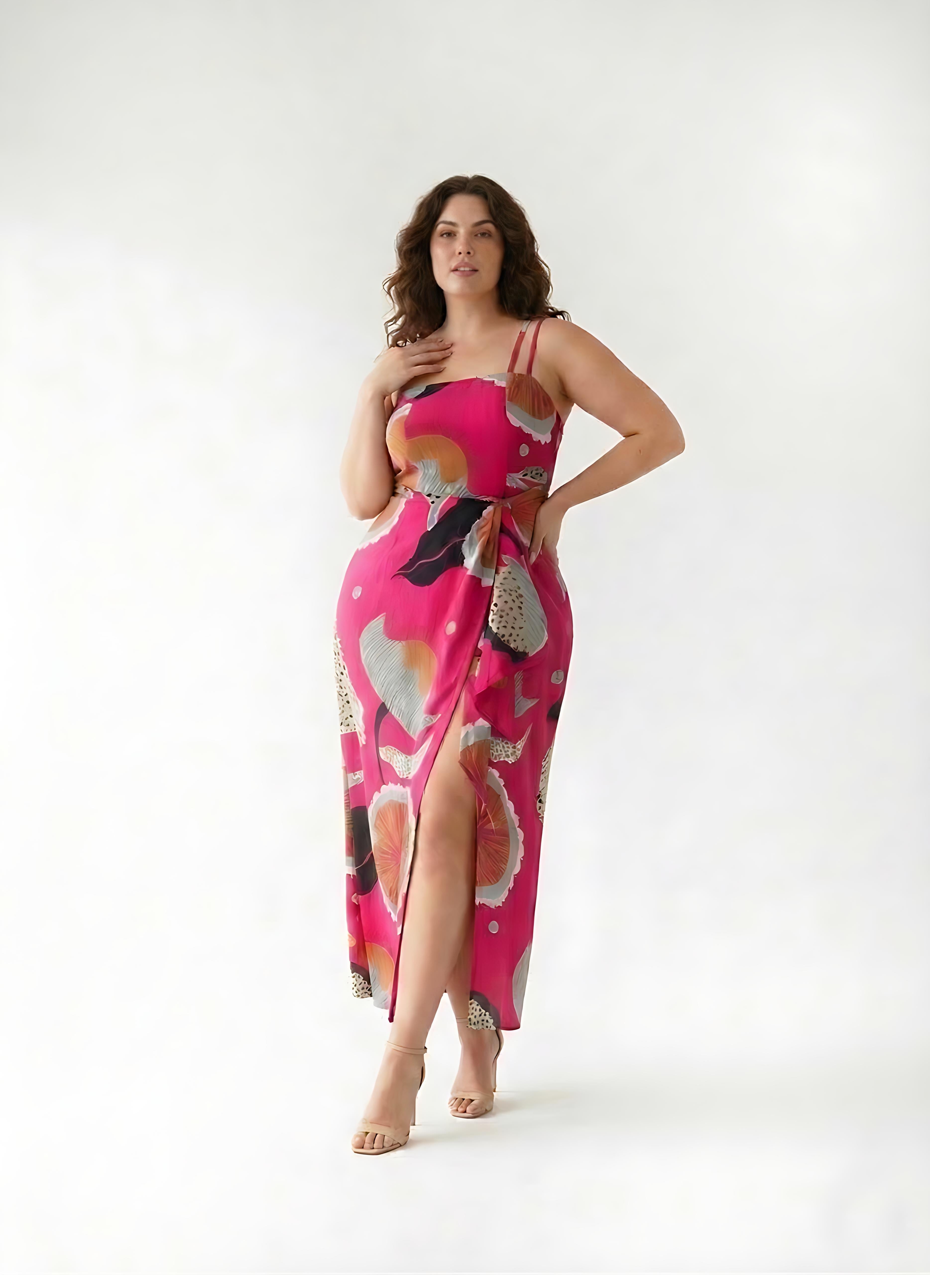 Fuchsia Muse Flow Dress