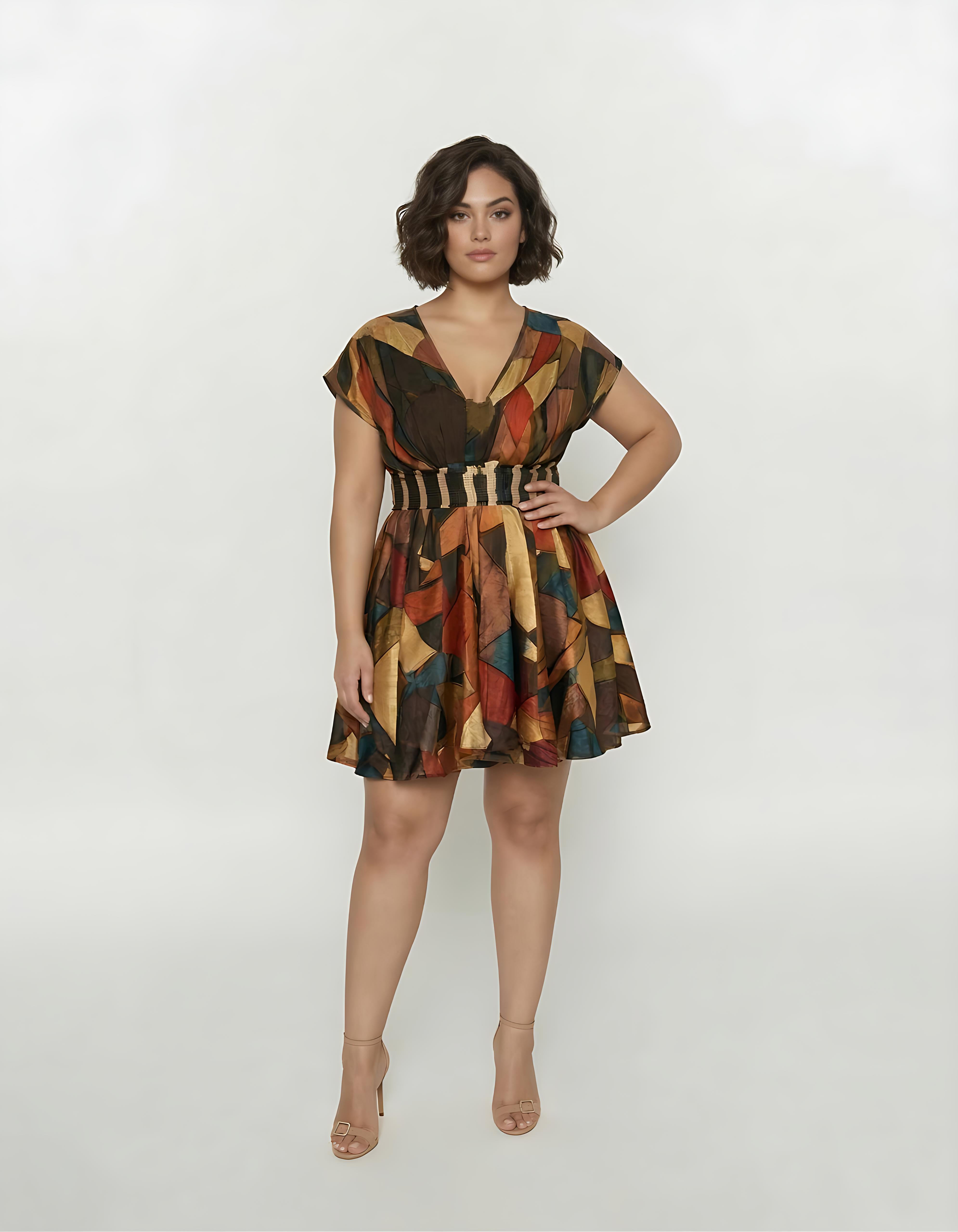 Rustic Mirage Chinon Dress